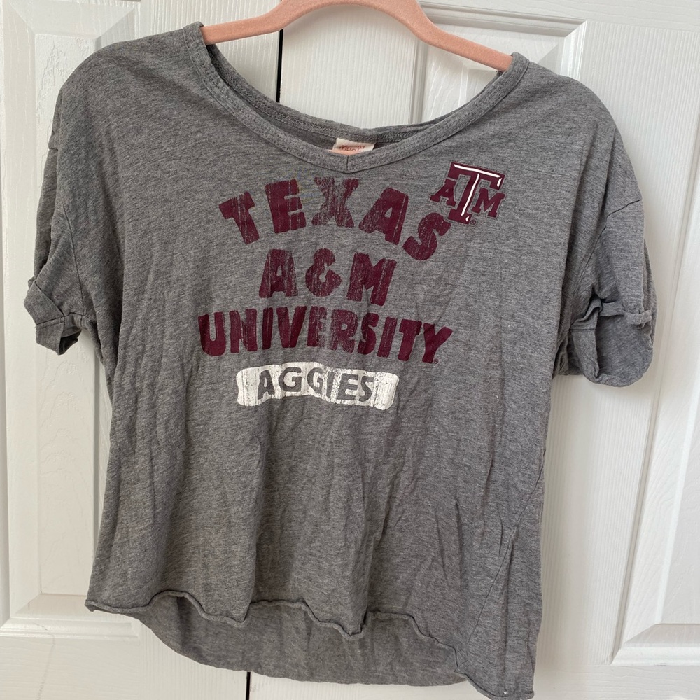 Aggies cropped T